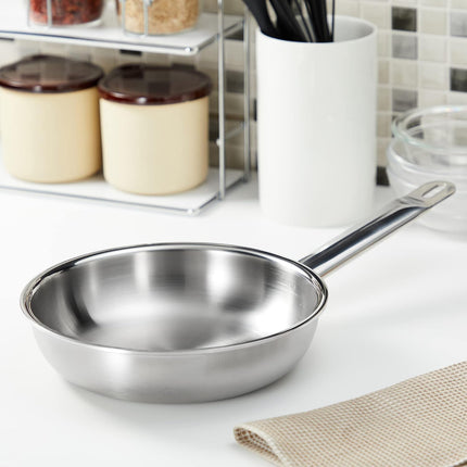 ZWILLING Z1006-109 Pro SS Frying Pan 3PLY 11.0 inches (28 cm) Stainless Steel Full Surface 3 Layer Construction, Induction Compatible