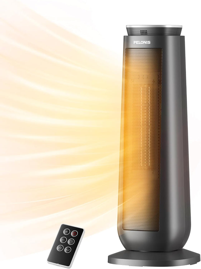 PELONIS PTH15A4BGB 23 inch 1500W ceramic tower heater