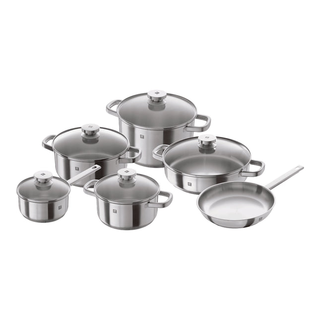 ZWILLING Joy Cookware set, 11 Piece, 18/10 Stainless Steel
