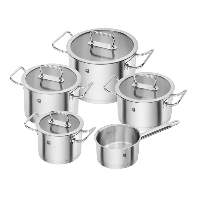 ZWILLING Pro 5-Piece 18/10 Stainless Steel Pot Set