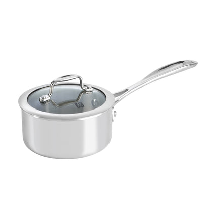 ZWILLING Vista Clad 10 Piece 18/10 Stainless Steel cookware set with bonus non-stick frypan