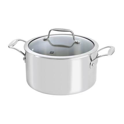 ZWILLING Vista Clad 10 Piece 18/10 Stainless Steel cookware set with bonus non-stick frypan