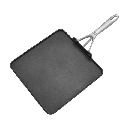 ZWILLING Motion 28 cm / 11 inch aluminum square Grill pan, black