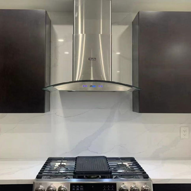 Vesta Berlin 30" | Silver | 900 CFM Suction