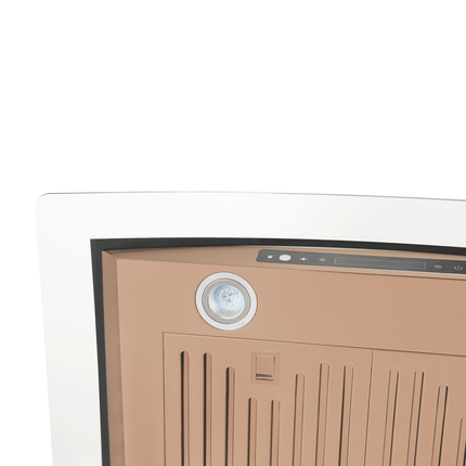 Vesta Amsterdam 36" | Rose Gold | 800 CFM Suction