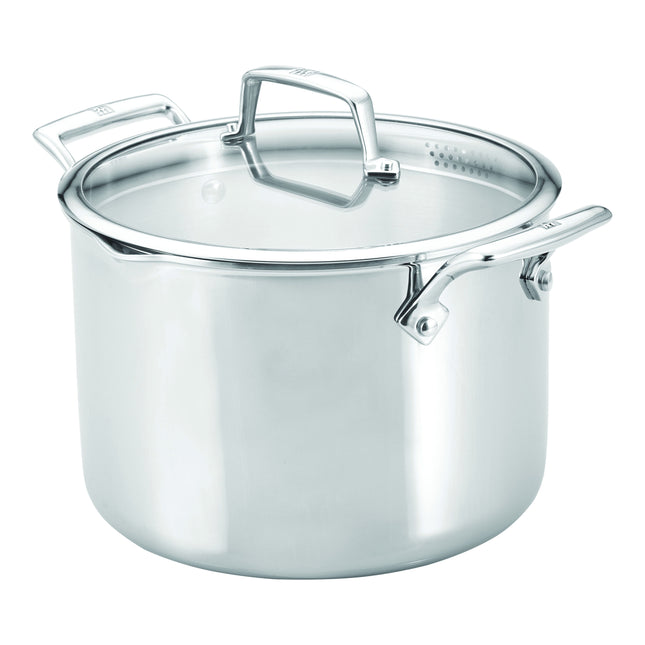 ZWILLING Energy X3 8QT Stock Pot, 18/10 Stainless Steel