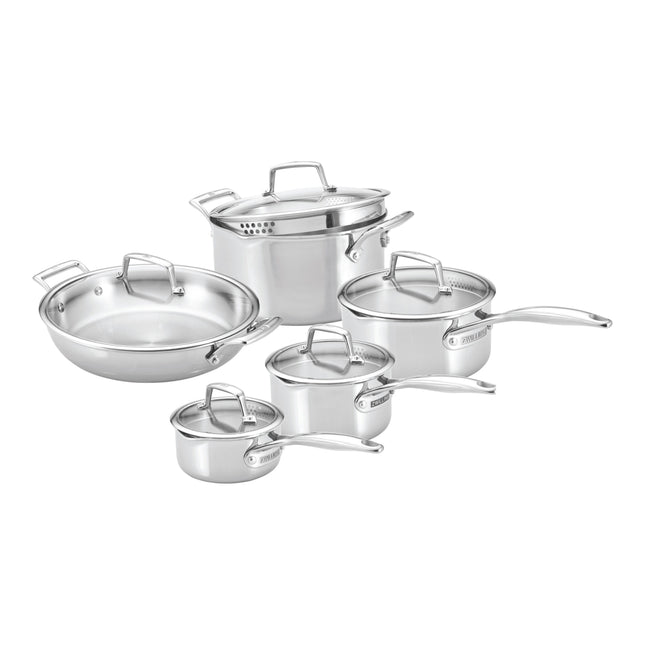 ZWILLING Energy X3 Cookware set, 10 Piece, 18/10 Stainless Steel