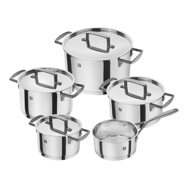 ZWILLING Bellasera Pot set 9 Piece, 18/10 Stainless Steel