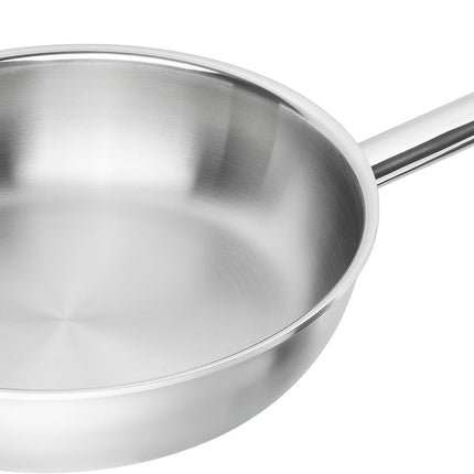 ZWILLING Z1006-109 Pro SS Frying Pan 3PLY 11.0 inches (28 cm) Stainless Steel Full Surface 3 Layer Construction, Induction Compatible