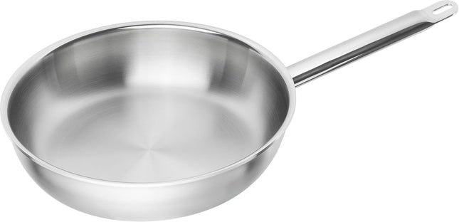 ZWILLING Z1006-109 Pro SS Frying Pan 3PLY 11.0 inches (28 cm) Stainless Steel Full Surface 3 Layer Construction, Induction Compatible