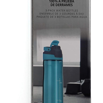 Contigo AutoSeal 2-Pack Waterbottles (Green, Blue, Yellow)