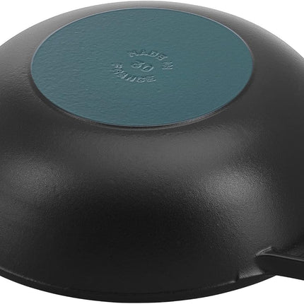 STAUB Cast Iron Perfect Pan, Dutch Oven, 4.5-quart, serves 4-5, Made in France, Matte Black