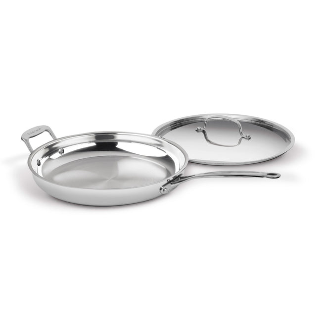 Cuisinart 12-Inch Stainless Steel Skillet with Helper Handle