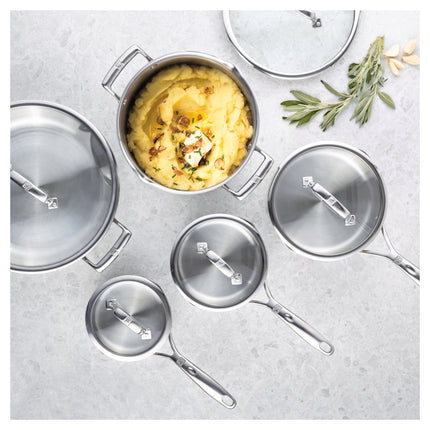 ZWILLING Energy X3 Cookware set, 10 Piece, 18/10 Stainless Steel