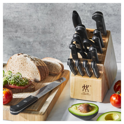 ZWILLING Gourmet 14 Piece, Knife block set, nature