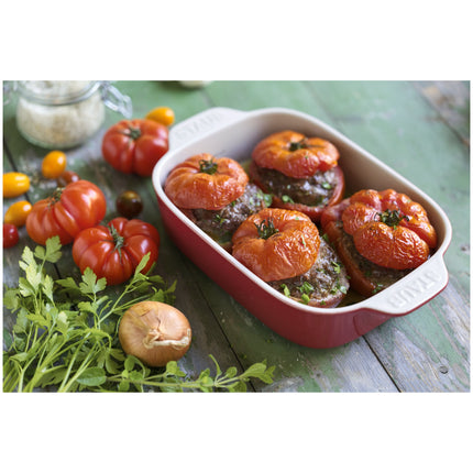 Staub Ceramique 710 ml Ceramic Rectangular Oven Dish – Cherry