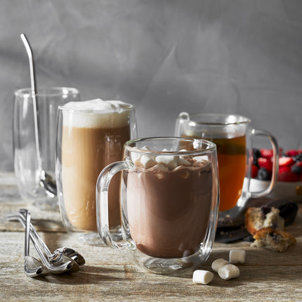 ZWILLING Sorrento Plus 2 Piece, Latte glass set, transparent