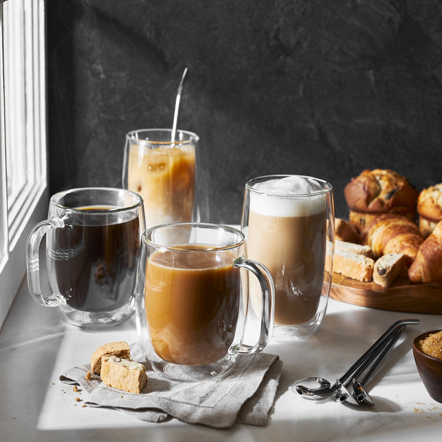 ZWILLING Sorrento Plus 2 Piece, Latte glass set, transparent