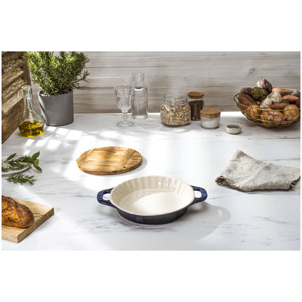 Staub Ceramique 24 cm ceramic round Pie dish