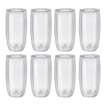 ZWILLING Sorrento 8 Piece, Beverage Glass Set - Value Pack, transparent