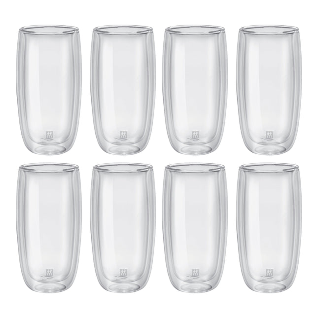 ZWILLING Sorrento 8 Piece, Beverage Glass Set - Value Pack, transparent