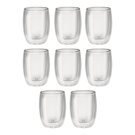 ZWILLING Sorrento 8 Piece, Coffee Glass Set - Value Pack, transparent