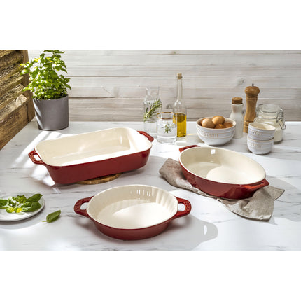 Staub Ceramique Mixed Baking Dish Set – 3 Piece
