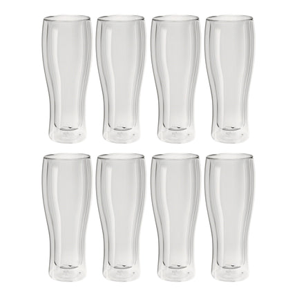 ZWILLING Sorrento Bar 8 Piece, Beer Glass Set - Value Pack, transparent