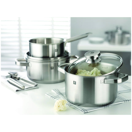 ZWILLING Joy Pot Set with Bonus Steak Set, 12 Piece, 18/10 Stainless Steel