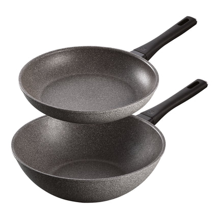 ZWILLING Terreno 2 Piece aluminum Frypan and Wok Set