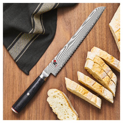 MIYABI KAIZEN II 5000FCD 9.5-inch, Bread knife, black