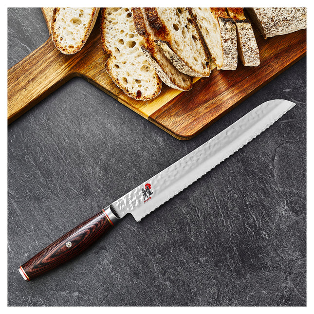 MIYABI ARTISAN 6000MCT 9-inch, Bread knife, brown