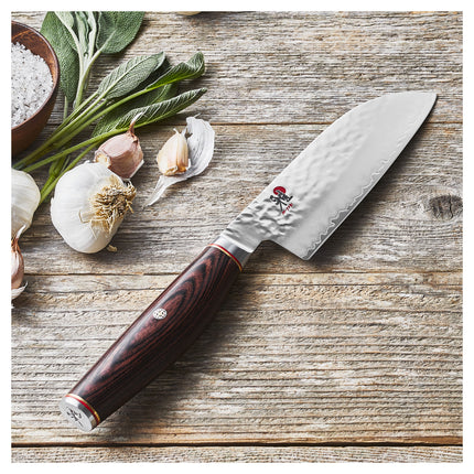 MIYABI ARTISAN 6000MCT 5.5-inch, Santoku, brown
