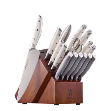 Henckels Forged Elevation 17 Piece, Knife block set, black