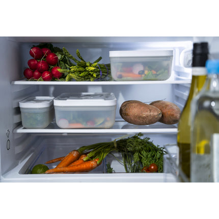 ZWILLING Fresh & Save Vacuum fridge box, plastic, semitransparent-grey