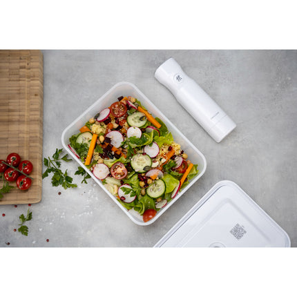 ZWILLING Fresh & Save Vacuum fridge box, plastic, semitransparent-grey