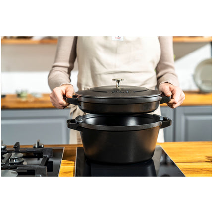Staub Stackable Set Stackable Set 3 Piece, cast iron