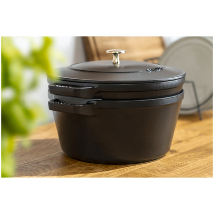 Staub Stackable Set Stackable Set 3 Piece, cast iron