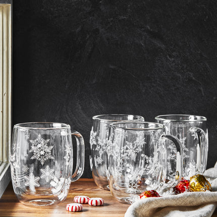 ZWILLING Sorrento Plus Snowflake double-walled mug set 4 Piece