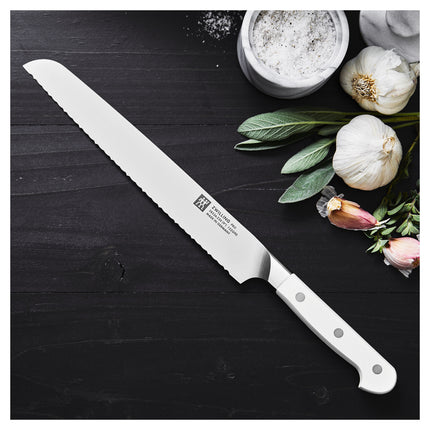 ZWILLING Pro le blanc 9-inch, Bread knife, white