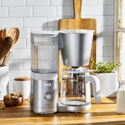 ZWILLING Enfinigy 1.5-l Glass Carafe Drip Coffee Maker silver