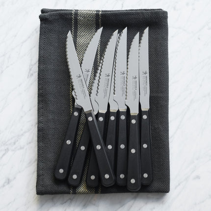 Henckels Eversharp 8 Piece, Steak set, black