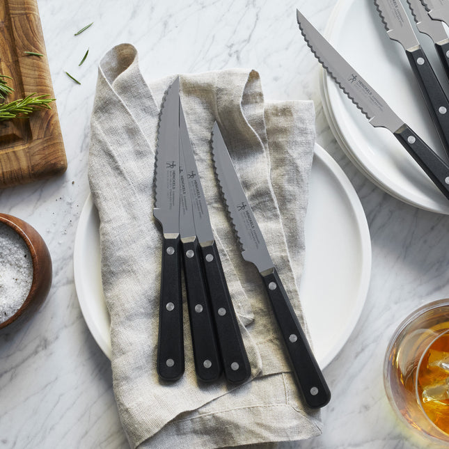 Henckels Eversharp 8 Piece, Steak set, black