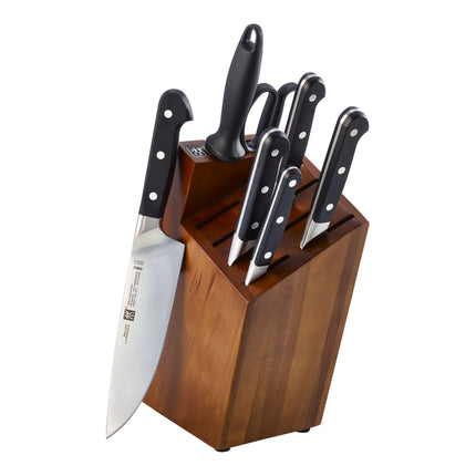 ZWILLING Pro 9 Piece, Knife block set, black