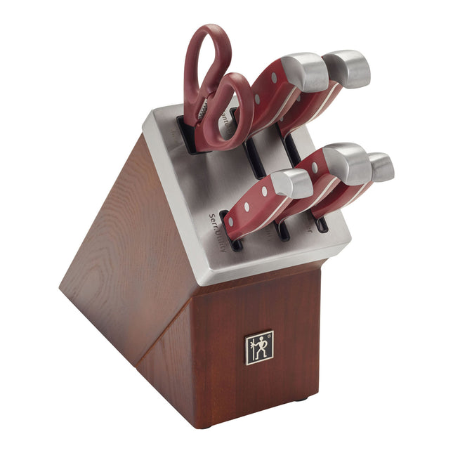 Henckels Statement 7 Piece, Knife block set, red