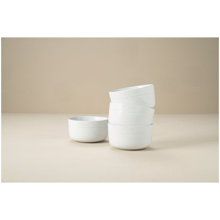 Staub Dining Line 4 Piece ceramic Bowl set, white