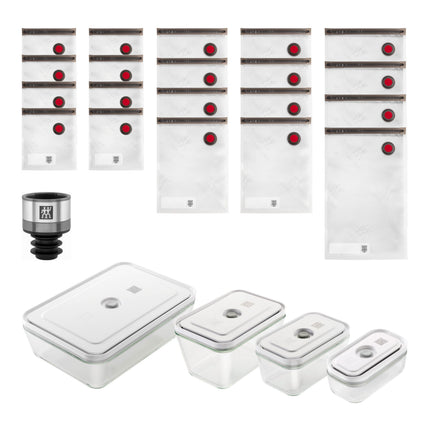 ZWILLING Fresh & Save glass Vacuum Expansion Set, 25 Piece