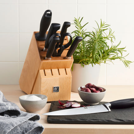 ZWILLING **** Four Star 8 Piece, Knife block set, nature
