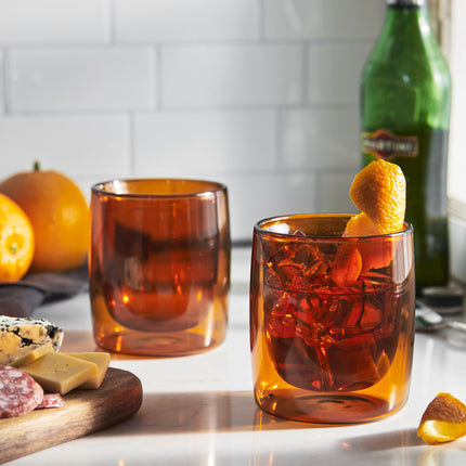 ZWILLING Sorrento Bar 2 Piece, Whisky glass set, amber