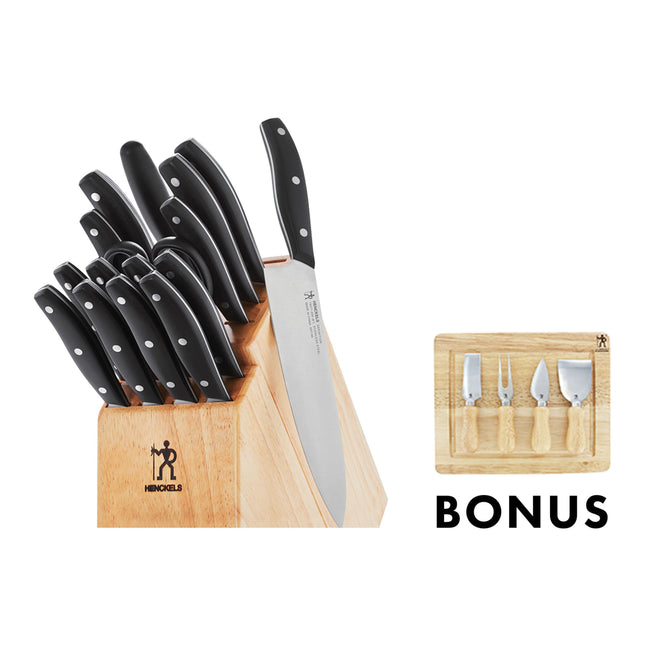 Henckels Definition 17 Piece, BLOCK SET WITH BONUS CHEESE SET, nature